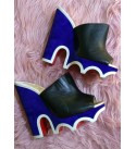 Christian Loubotins Wedge High Heels Size 36.5