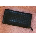 Bottega Veneta Black Intrecciato Wallet