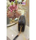 Black Gucci Shoulder Bag Accented With Gold Studs  - SOLD OUT 