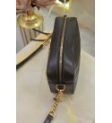 Black Gucci Shoulder Bag Accented With Gold Studs  - SOLD OUT 