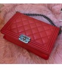 Chanel Red Le Boy Bag